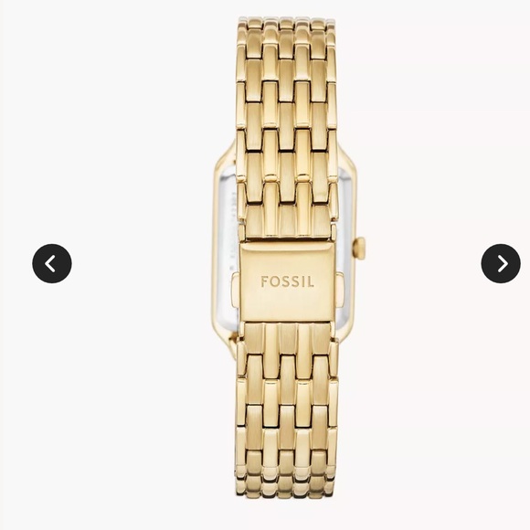 Fossil Raquel Three-hand Date Gold-Tone Stainless Steel Watch, 23mm - Picture 3 of 12
